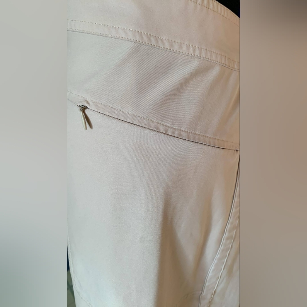 Patagonia Water Girl Women's Tan Mid Length Khaki Skirt Size 10 - Picture 3 of 8